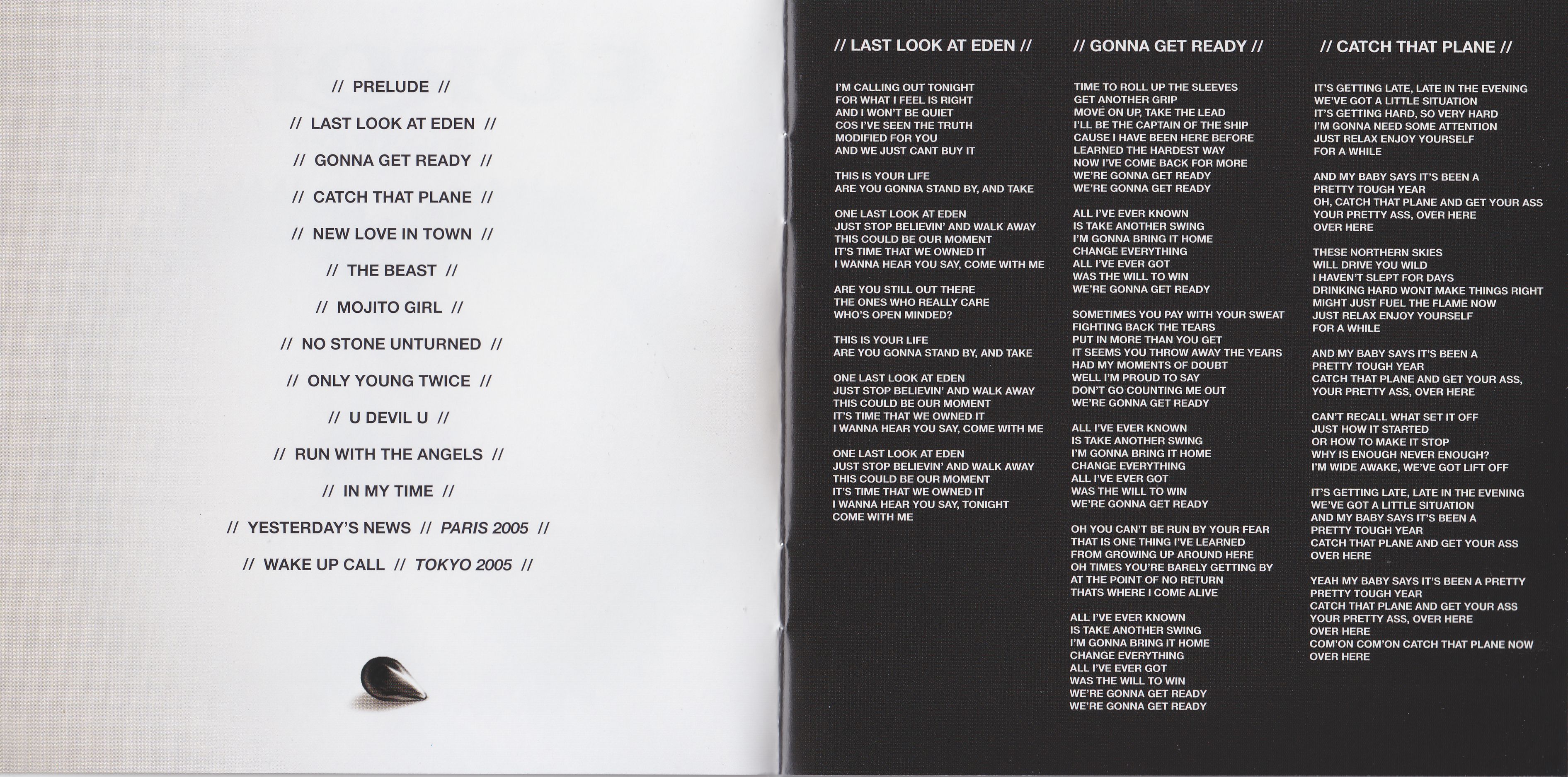 Europe  Last Look At Eden; Limited Edition : Booklet 2